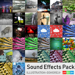 Bruits de Jouets contenu : 7 volumes, 14 h de sons, bruitages et d'effets sonores réels et synthétiques